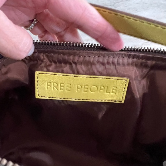 Free People leather Yellow Designer Shoulder Bag - Picture 11 of 13